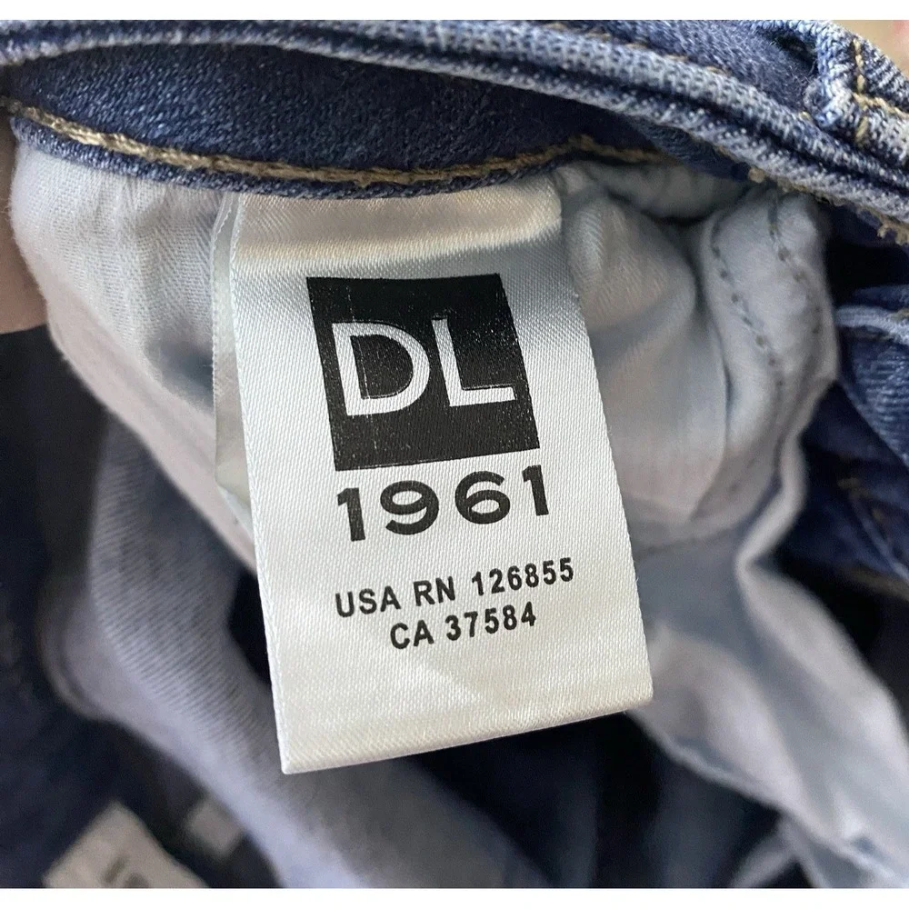 DL1961 Florence Instasculpt‎ Pacific Mid Rise Skinny Jeans Dark Wash Women's 27